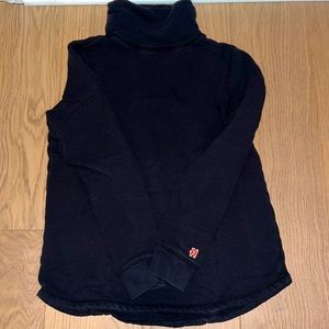 Homage funnel neck black sweatshirt